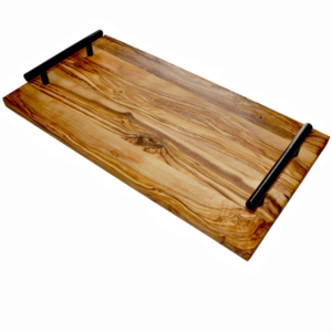 Olive Wood Serving Tray - Smooth Edge